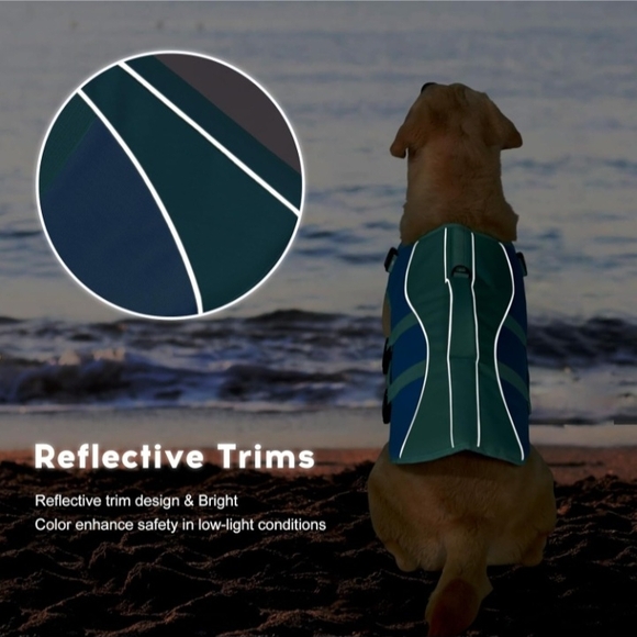 Aqua Blue Dog Safety Vest Size XS NWT - Picture 8 of 9